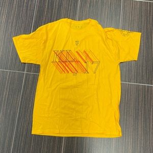TDE Kendrick Lamar Damn Pray For Me 2017 Yellow Tour T-shirt Men’s
